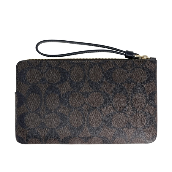 Coach Black and Brown Wristlet - Picture 5 of 5